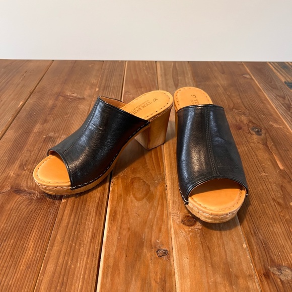 TEN POINTS Amelia handmade leather clogs size 37 - Picture 6 of 7